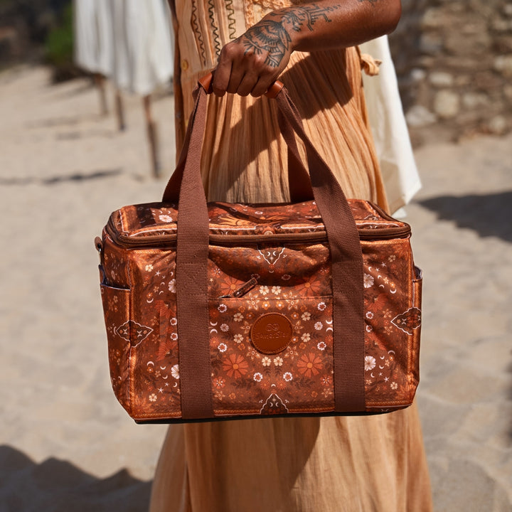 Boho Sun Brown Cooler Bag