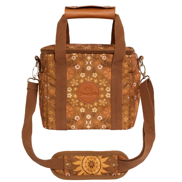 Boho Sun Brown Mini Cooler