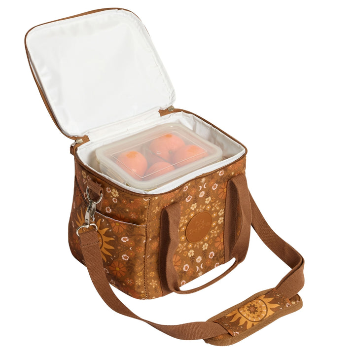 Boho Sun Brown Mini Cooler