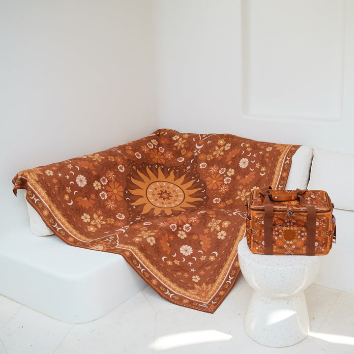 Cooler bundle beach with boho pattern