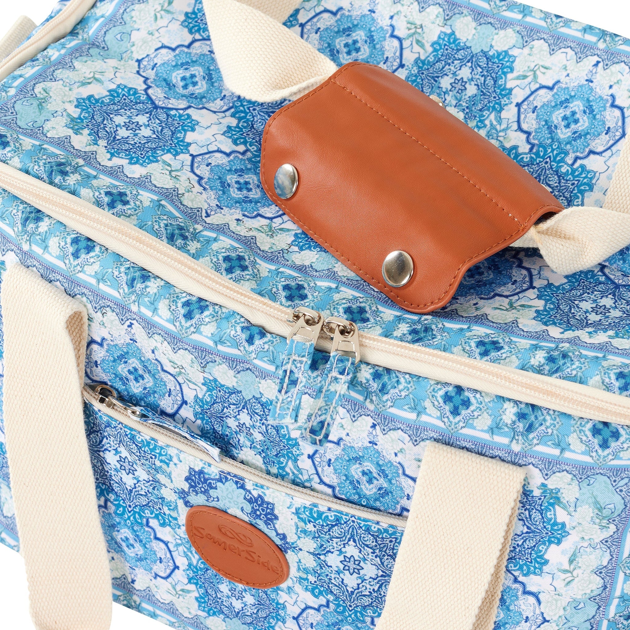 Moroccan Vintage Blue Cooler Bag